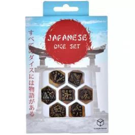 Набор кубиков Japanese Dice Set, Deep Night Firefly, 7 шт.